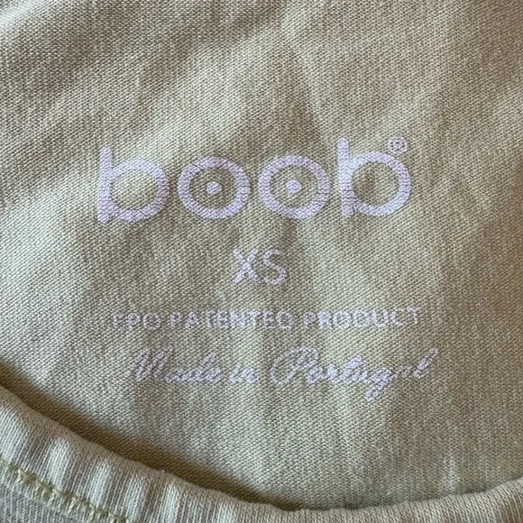 Boob Design Light Yellow Nursing Tank Top - Picture 5 of 5